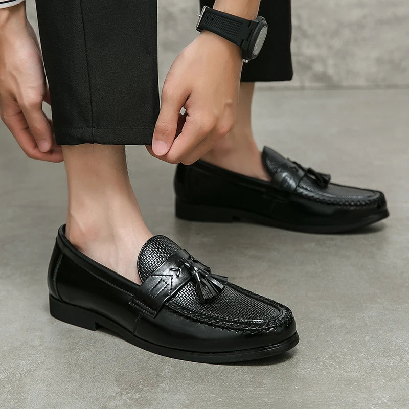 Belmont Woven Tassel Loafers