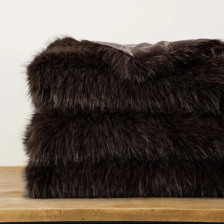 Haven Faux Fur Throw Blanket