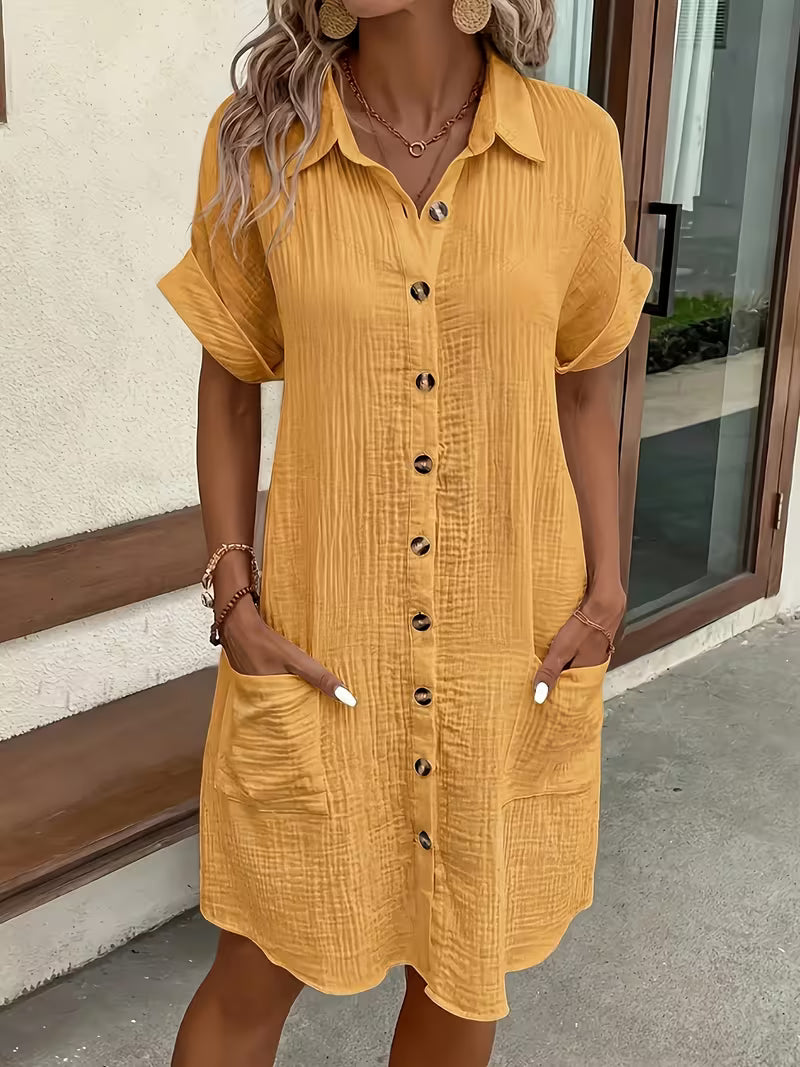 Sunday Button Dress