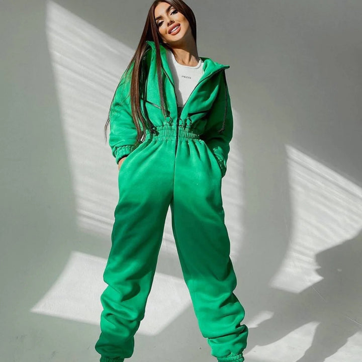 Studio Zip-Up Jumpsuit