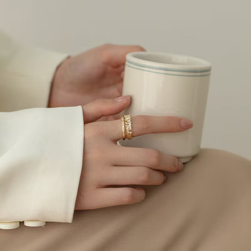 Velisse Double Band Ring