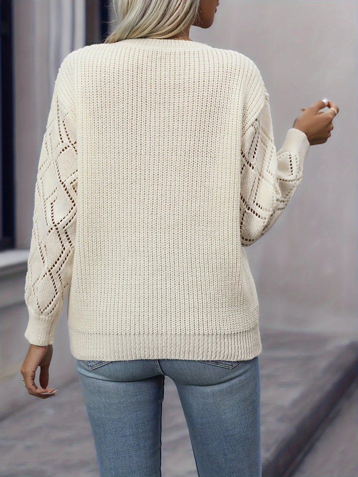 Château Ivory Knit Pullover