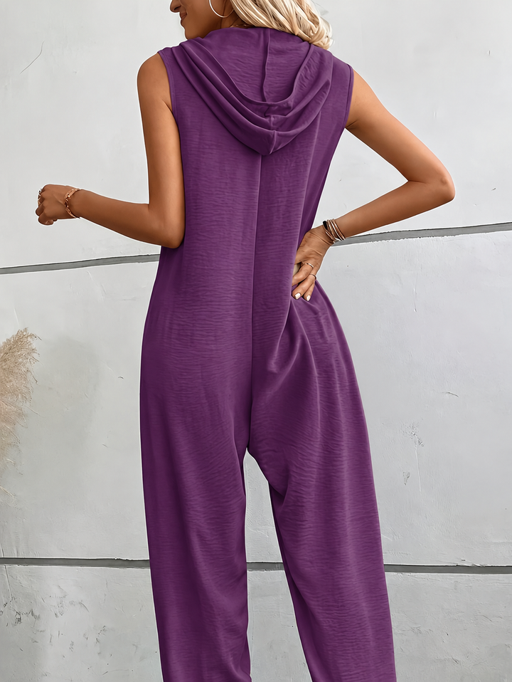 Nahla Hooded Jumpsuit