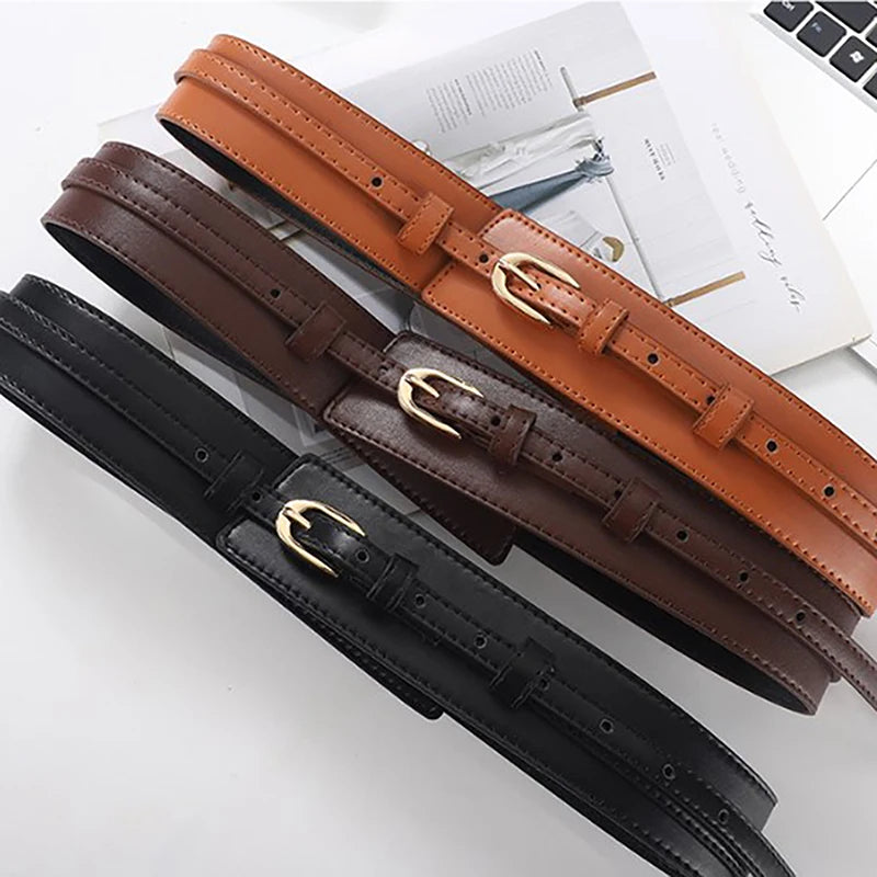Alto Dual-Strap Leather Belt