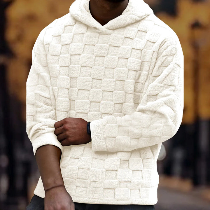 Studio Check Hooded Sweatshirt