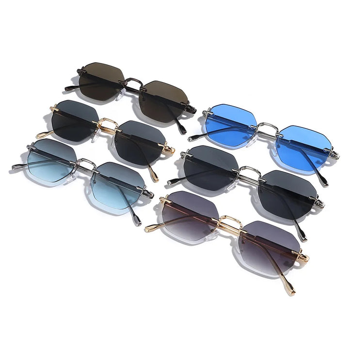 Hexon Rimless Sunglasses
