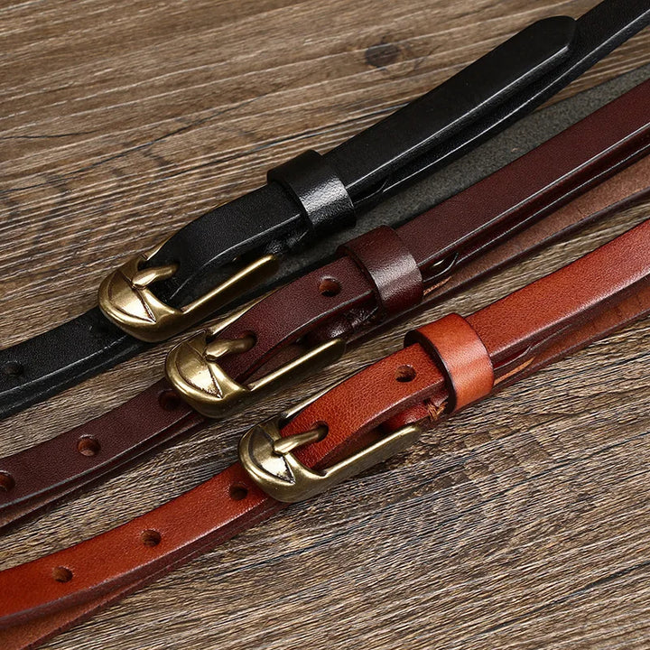 Quinn Slim Leather Belt