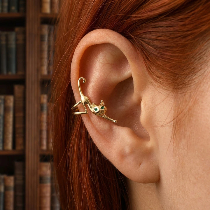 Climbing Cat Ear Cuff