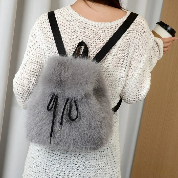 Plush Theory Faux Fur Backpack