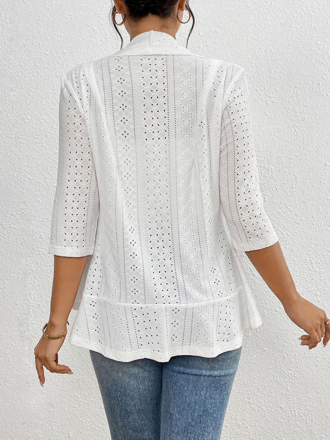 Kendall Eyelet Blazer
