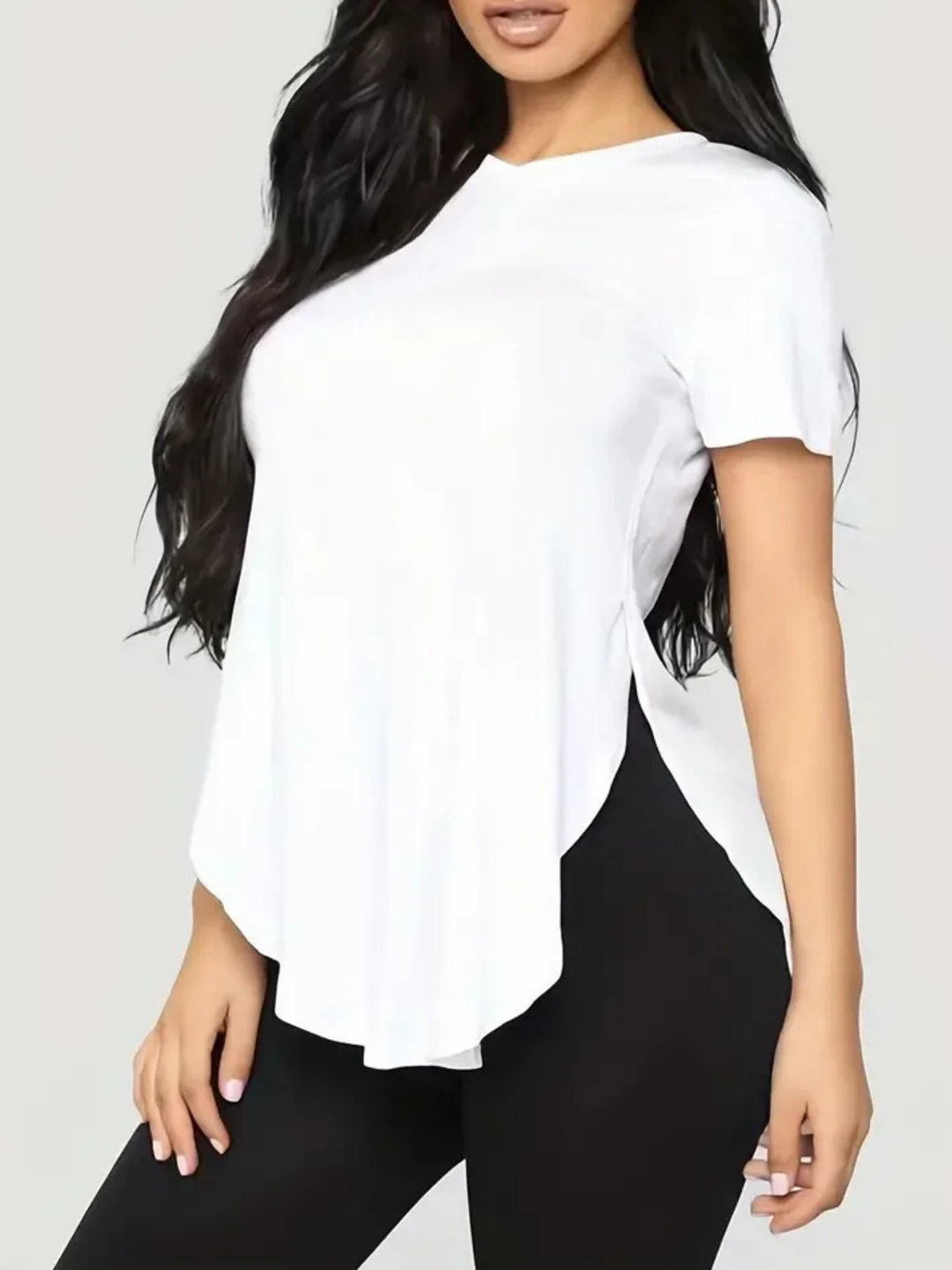 Aveline Plus Size Longline Tee
