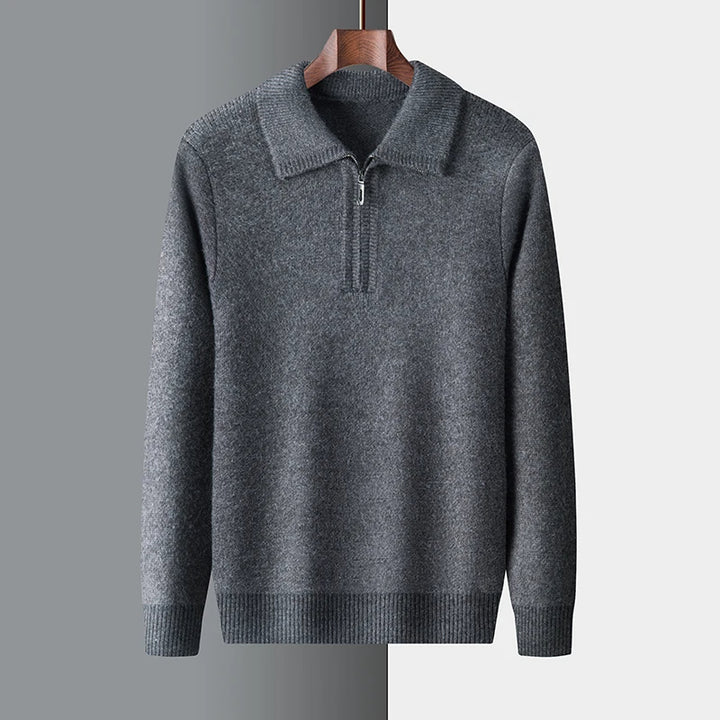 Highlands Classic Wool Zip Sweater