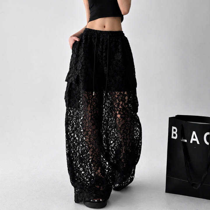 Maison Lace Cargo Pant