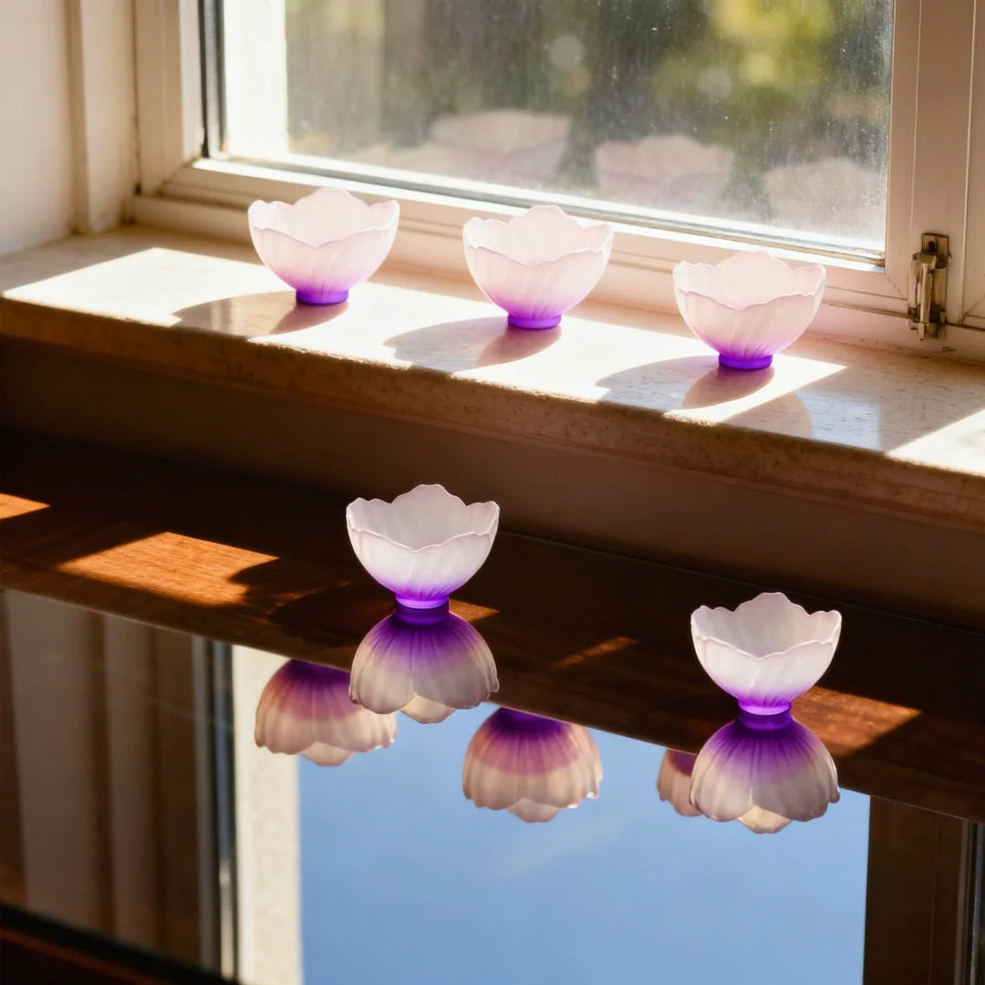 Lotus Frost Tea Cup Set