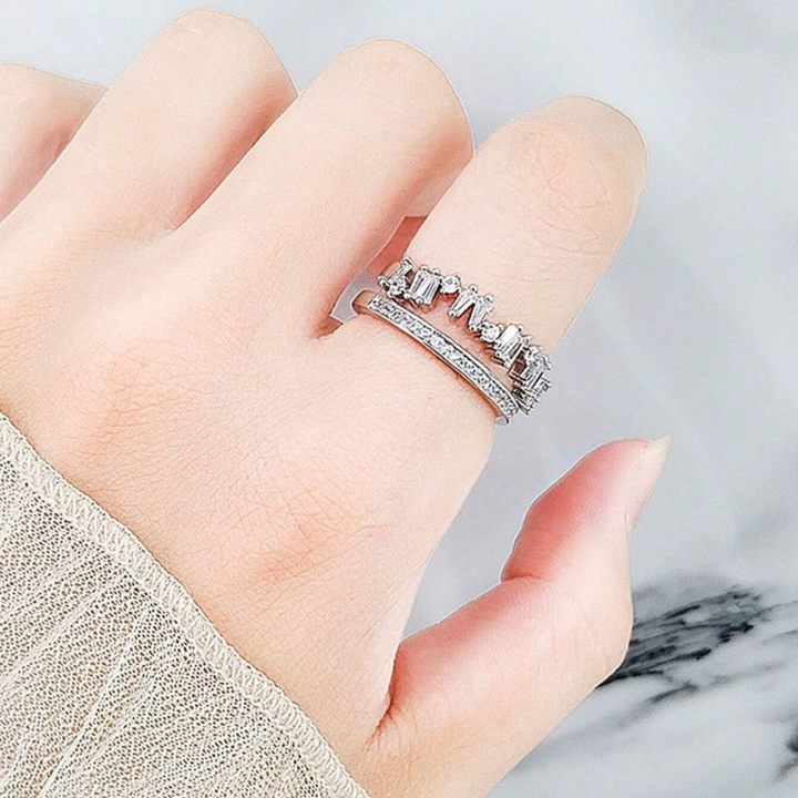 Velisse Double Band Ring
