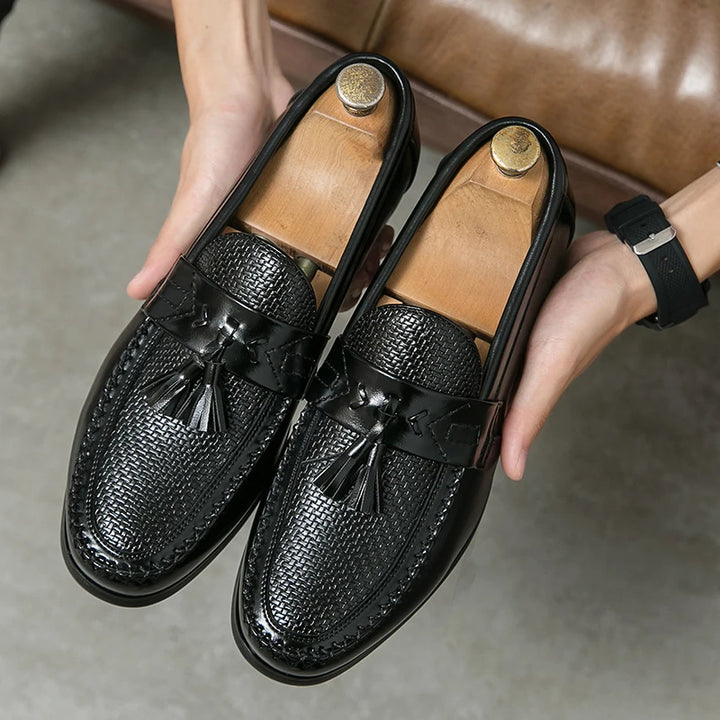 Belmont Woven Tassel Loafers