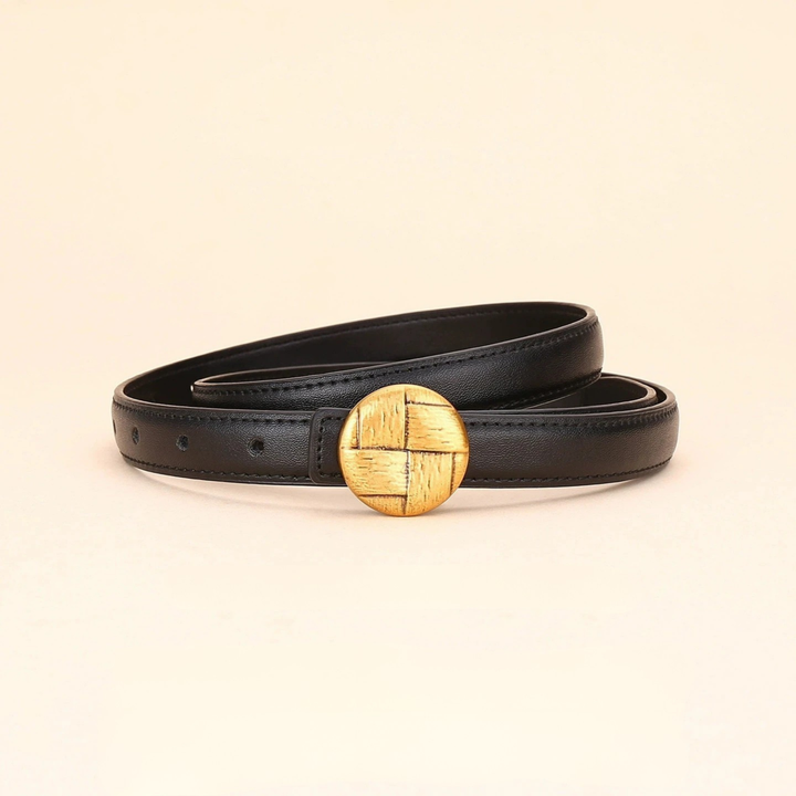 Sola Slim Leather Belt