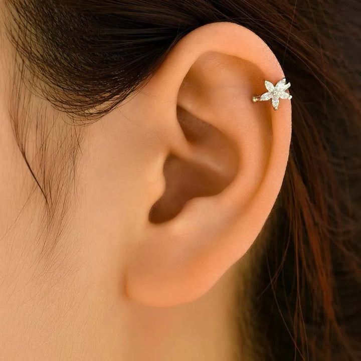 Starflower Zircon Ear Cuff