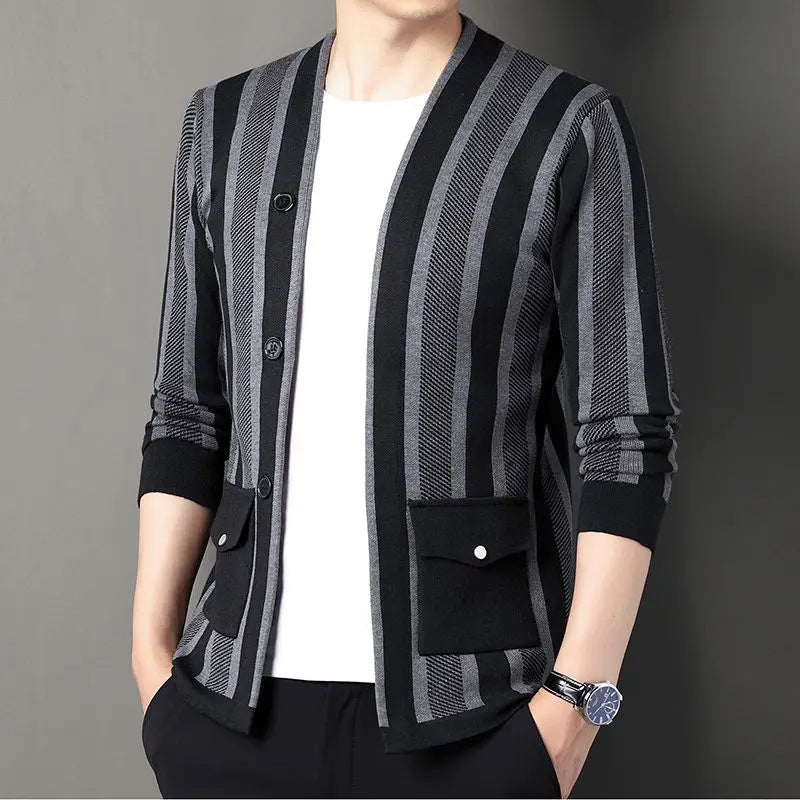 Trenton Stripe Cardigan