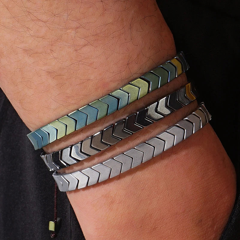 Arrowline Hematite Bracelet
