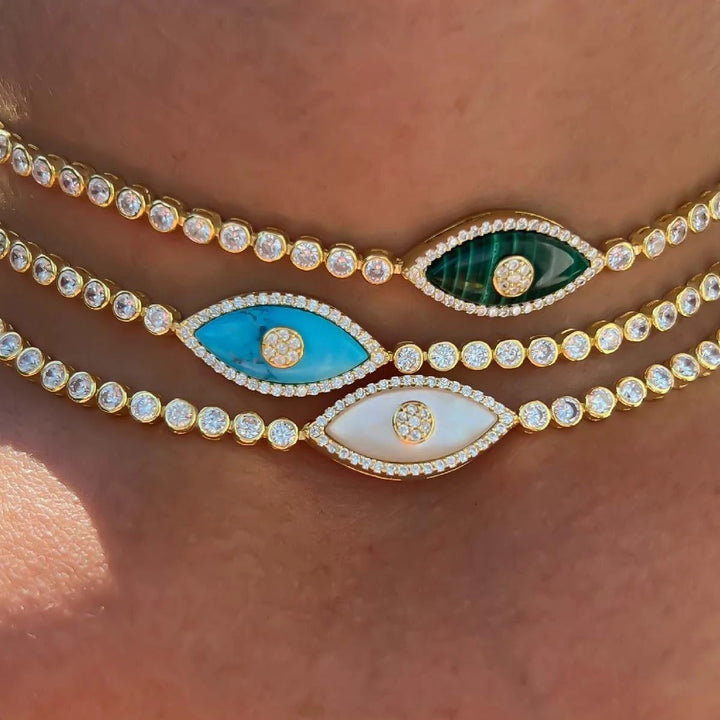 Evil Eye Tennis Choker