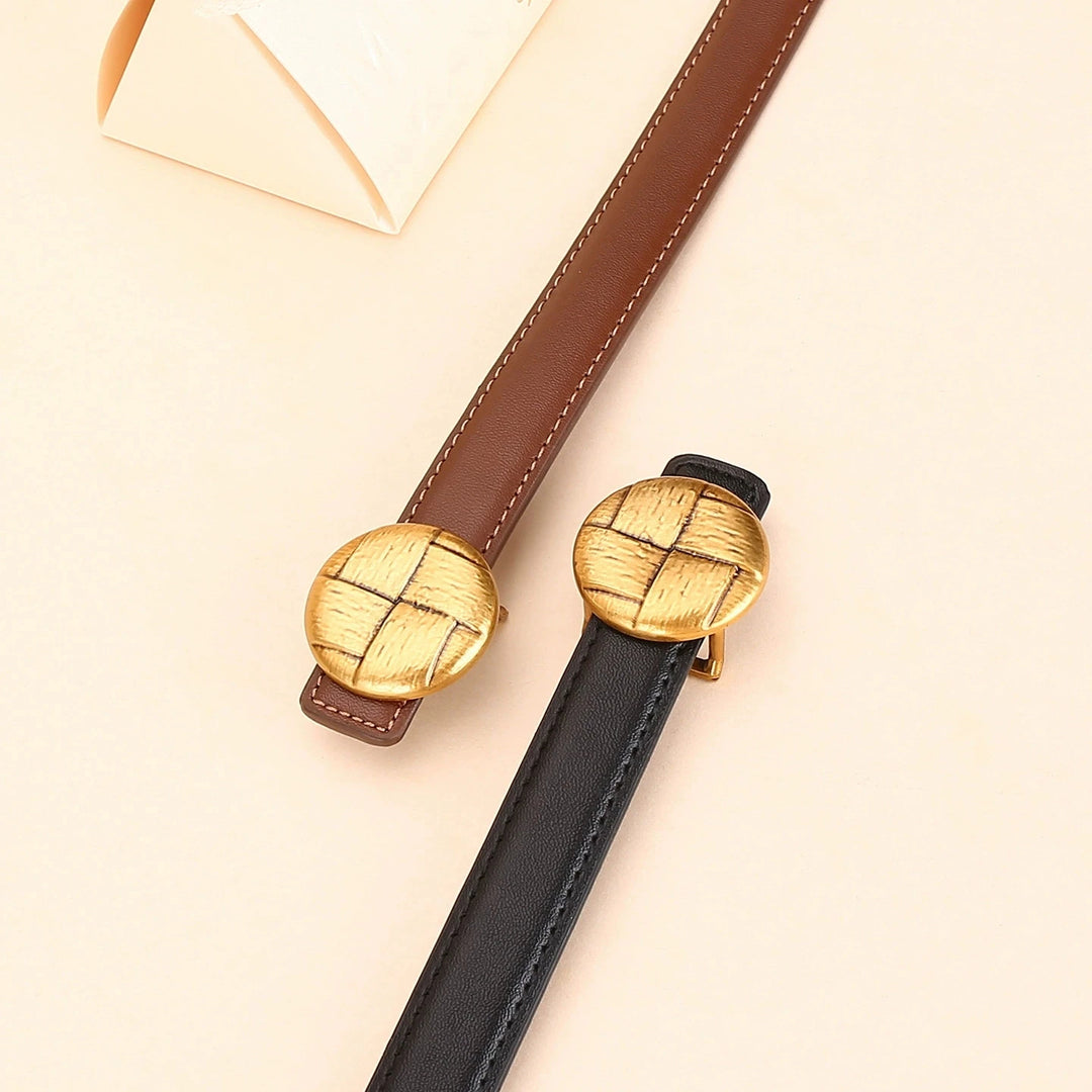 Sola Slim Leather Belt