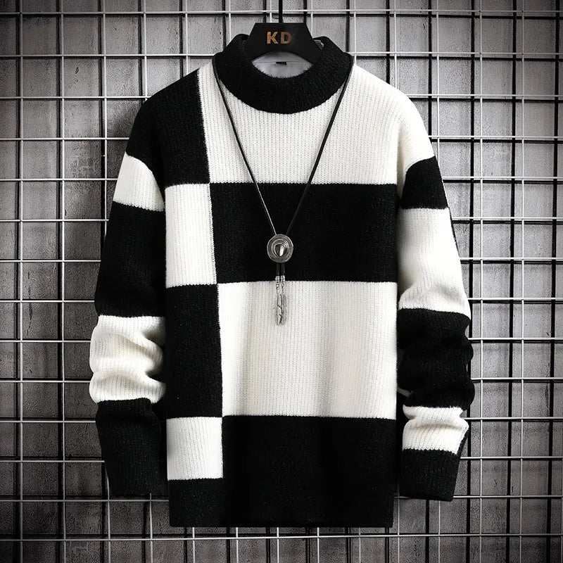 Regent Check Knit Sweater