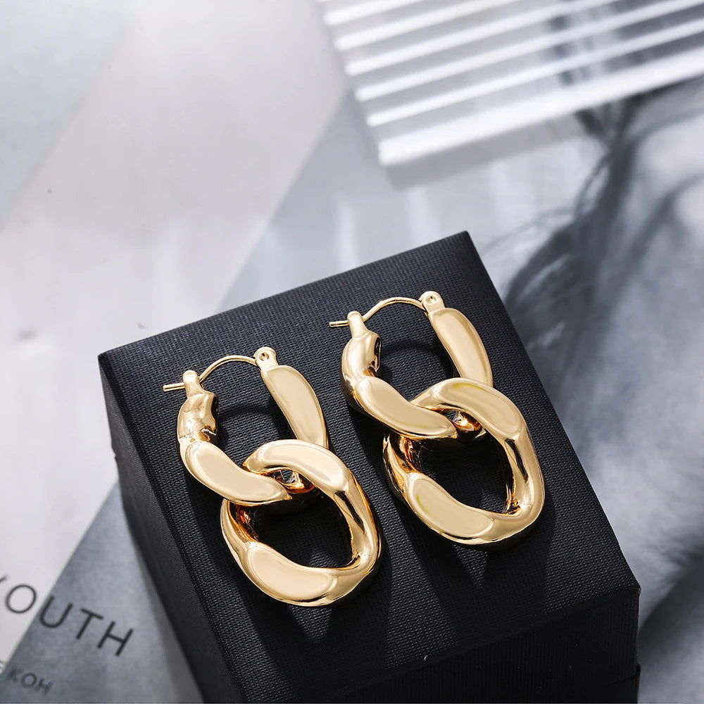 Aria Chain Link Earrings