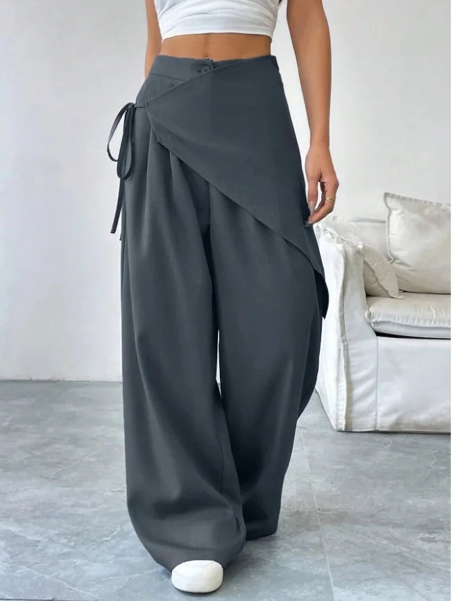 Vivia Wrap-Front Pant