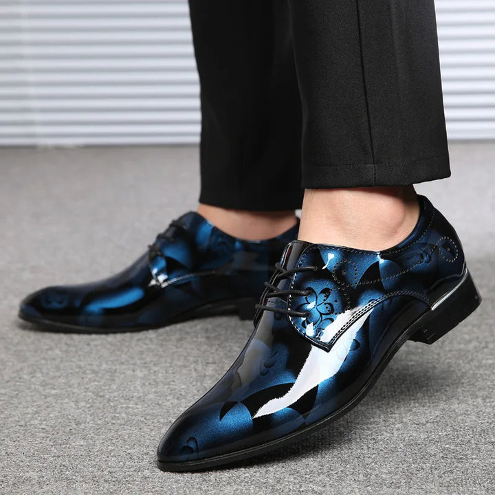 Cavell Patent Derby Oxford