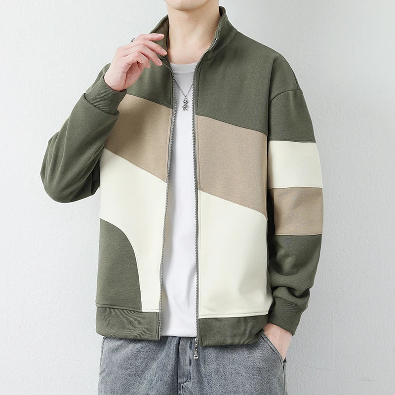 Zephyr Color Block Zip Jacket