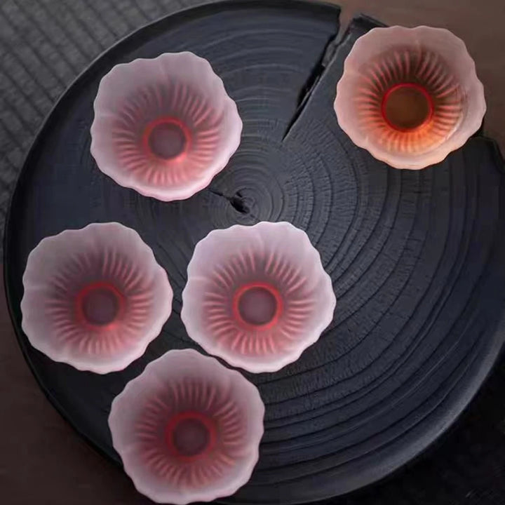 Lotus Frost Tea Cup Set