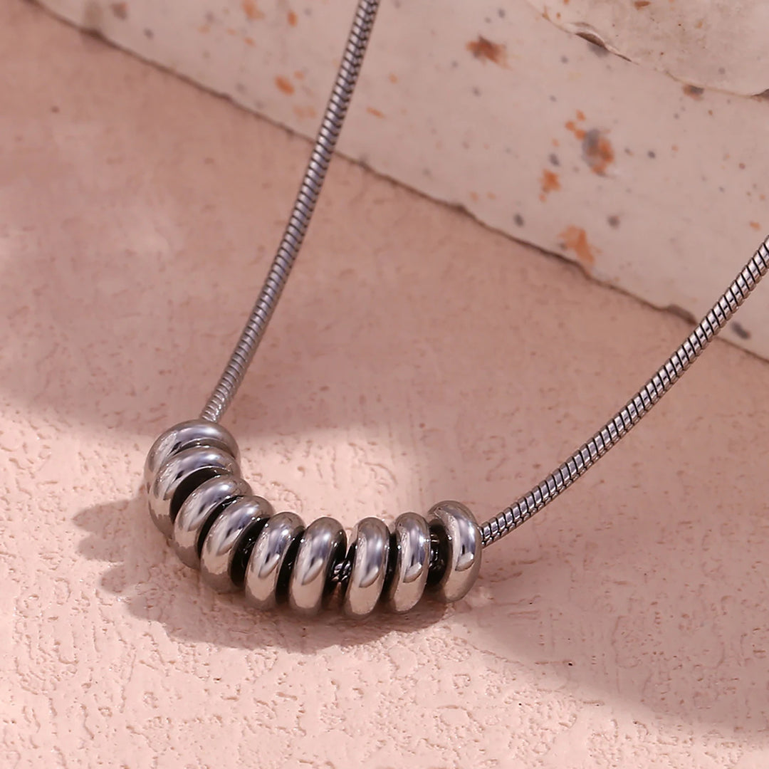 Halo Disc Chain Necklace