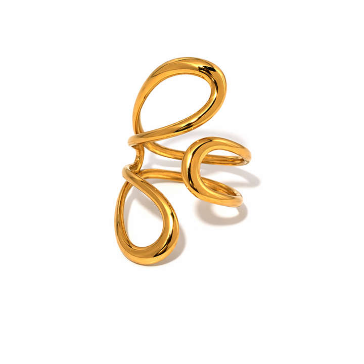Aura Curves Ring Set