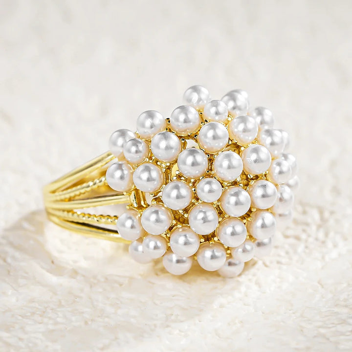 Capri Bloom Cluster Ring