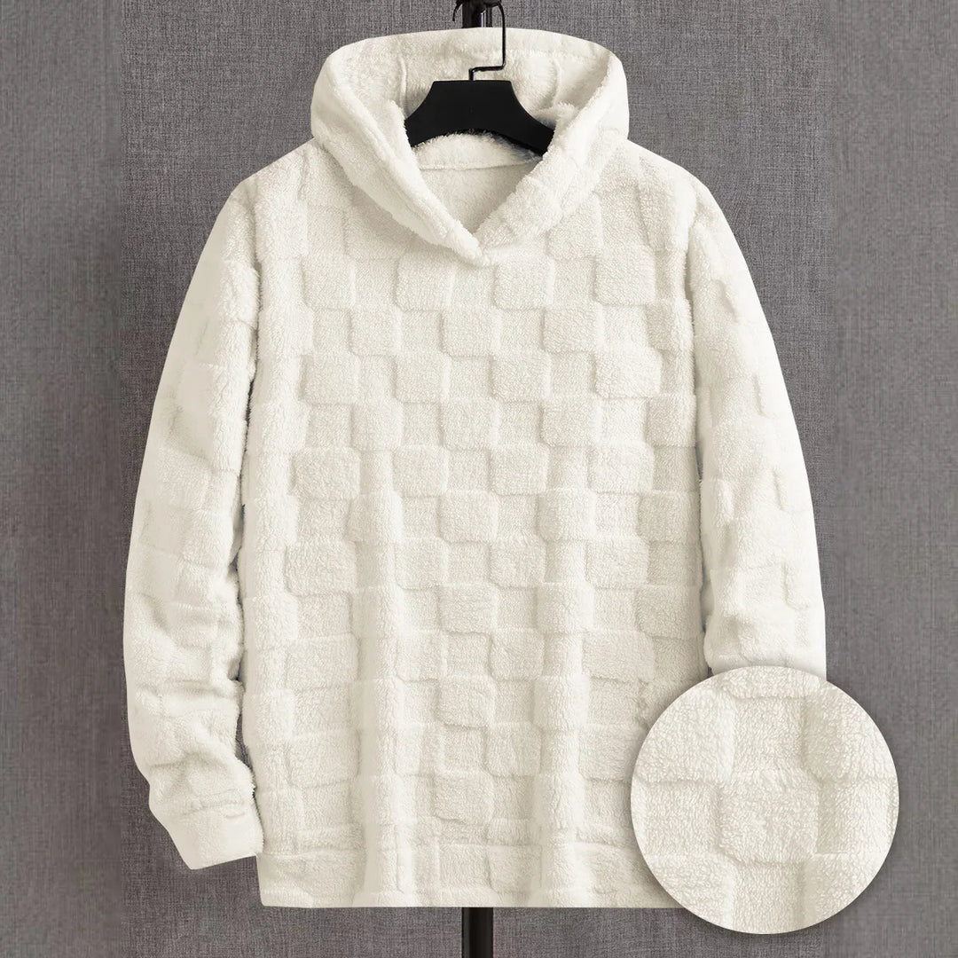 Studio Check Hooded Sweatshirt