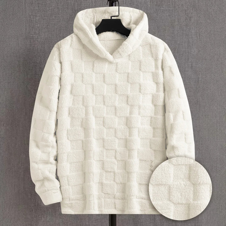 Studio Check Hooded Sweatshirt