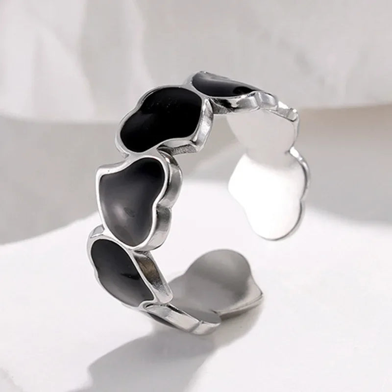 One Love Heart Link Ring