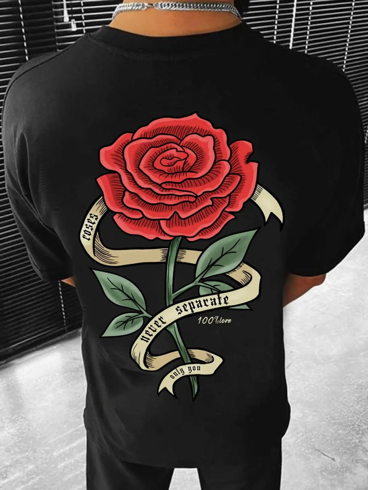 Never Separate Rose Graphic Tee