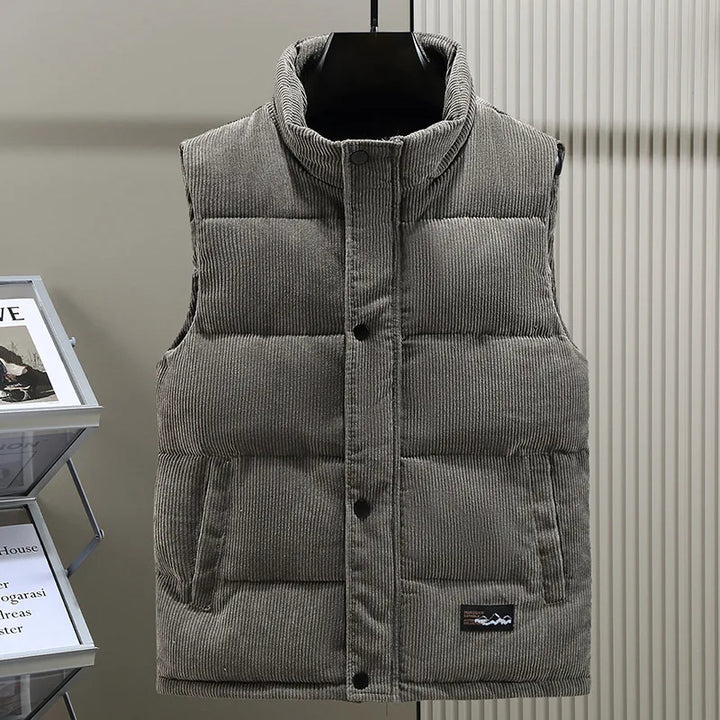 Alpine Ribbed Puffer Vest