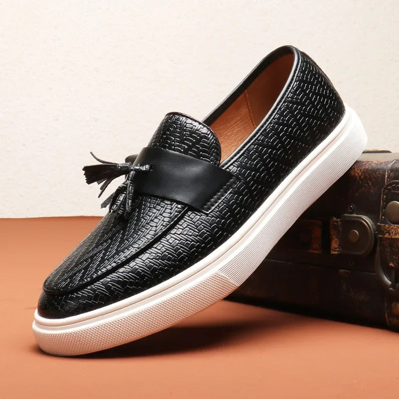 Cavallo Woven Leather Loafer