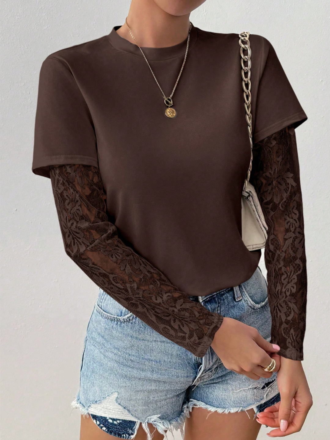 Mirelle Lace Layered Tee