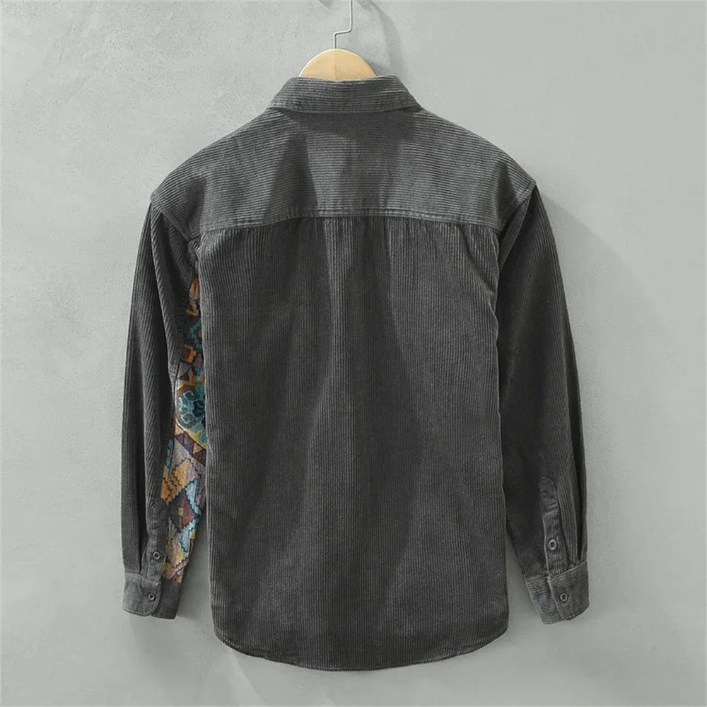 Patch-Theory Corduroy Shirt