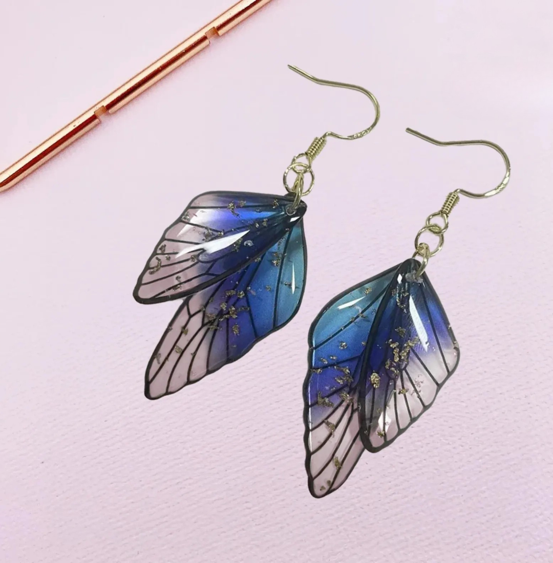 Pixie Wing Dangle Earrings