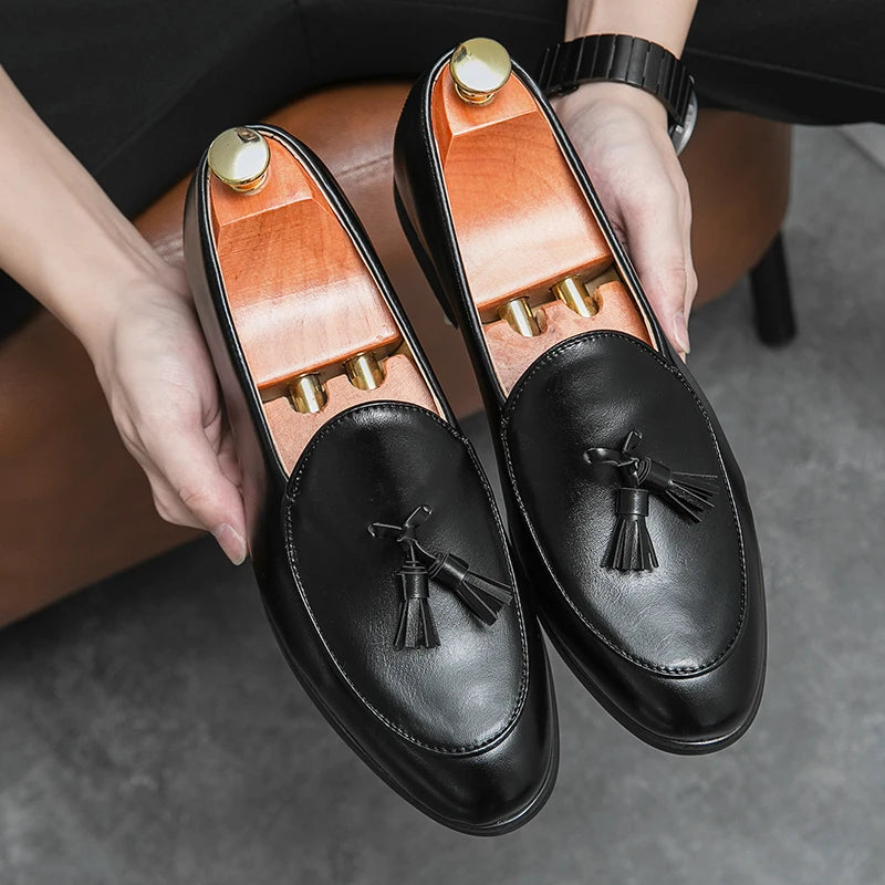 Crescent Tassel Loafers