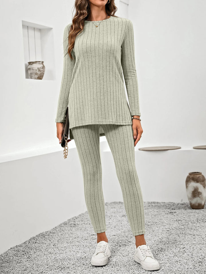 Alpine Ribbed Knit Set