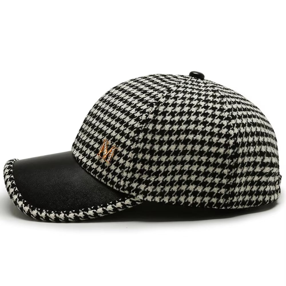 Metropolitan Houndstooth Cap