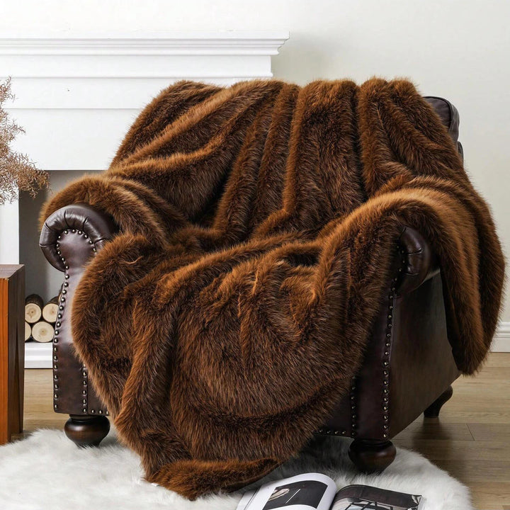 Haven Faux Fur Throw Blanket