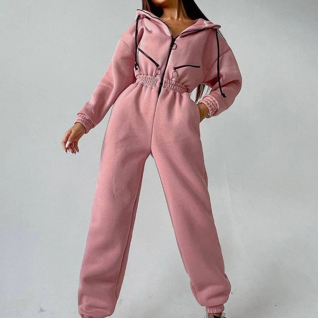 Studio Zip-Up Jumpsuit