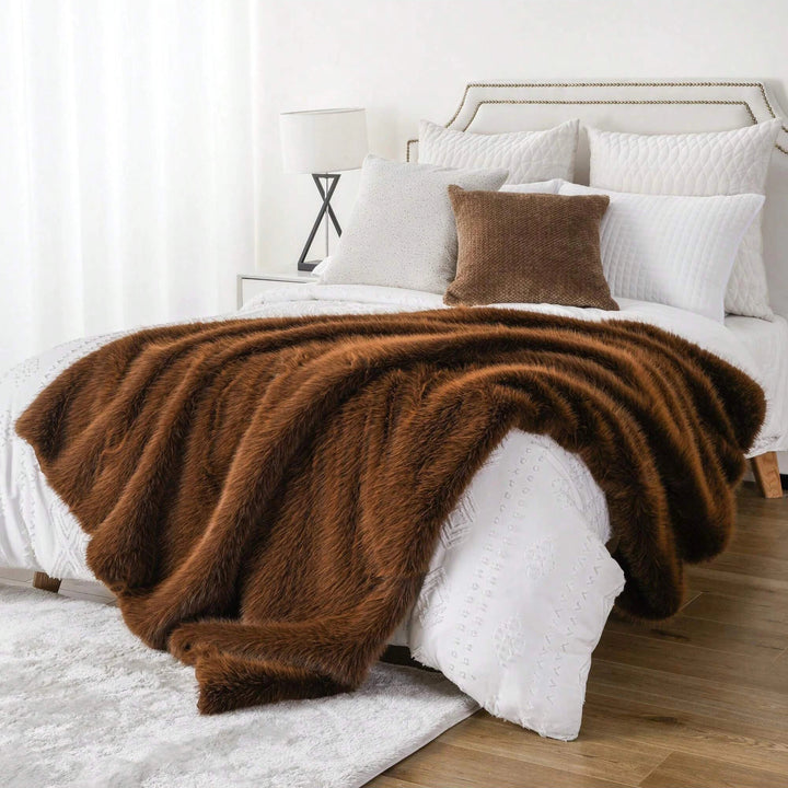 Haven Faux Fur Throw Blanket